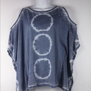 Women’s burnout garment dye top